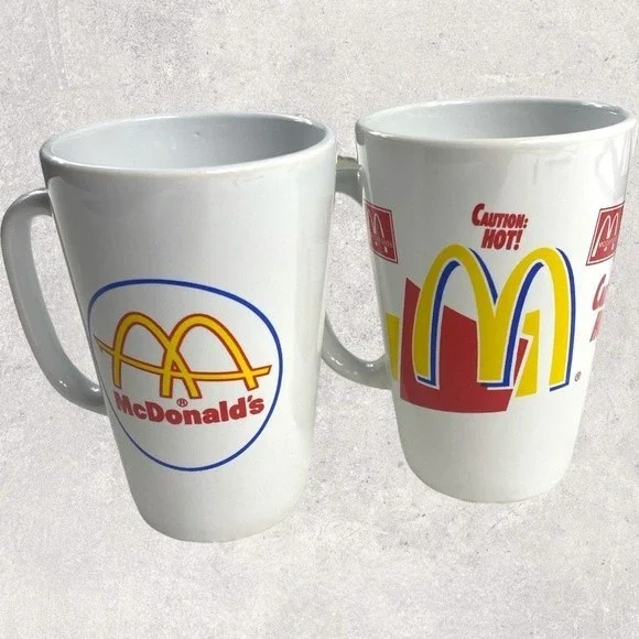 McDonalds Coffee Cups Set of Two
